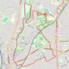 Loop trail through Highbury Park and along the River Rea trail, distance, elevation, map, profile, GPS track