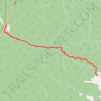 Hike up Gunsight Lake Trail trail, distance, elevation, map, profile, GPS track