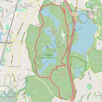 BELLEVUE trail, distance, elevation, map, profile, GPS track