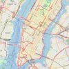 Walk in Manhattan trail, distance, elevation, map, profile, GPS track