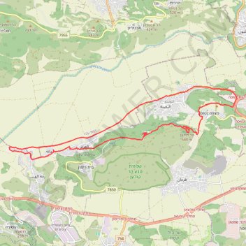 Har Turan trail, distance, elevation, map, profile, GPS track