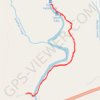 Devil's Kettle Falls via Superior Hiking Trail in Judge C. R. Magney State Park trail, distance, elevation, map, profile, GPS track