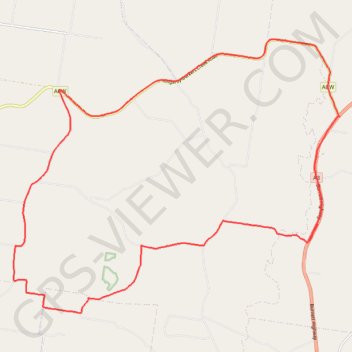 Booie to Sandy Ridges trail, distance, elevation, map, profile, GPS track