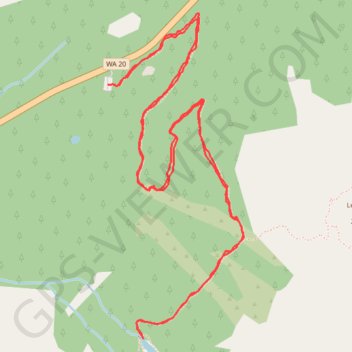 Blue Lake Trail in Okanogan-Wenatchee National Forest trail, distance, elevation, map, profile, GPS track
