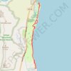 Nukolii Beach to Wailua River Park (Kauai Island) trail, distance, elevation, map, profile, GPS track