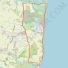 Eastbridge to Thorpeness loop hike - Suffolk Coast Path (SCP) trail, distance, elevation, map, profile, GPS track