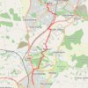 Walk from Kettering to Corby trail, distance, elevation, map, profile, GPS track