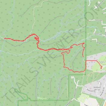 Un Poquito Trail and Armijo Trail in Cibola National Forest trail, distance, elevation, map, profile, GPS track