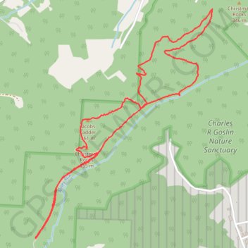 Christmas Rocks trails trail, distance, elevation, map, profile, GPS track