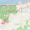 Post Canyon from Family Man to Hood River trail, distance, elevation, map, profile, GPS track