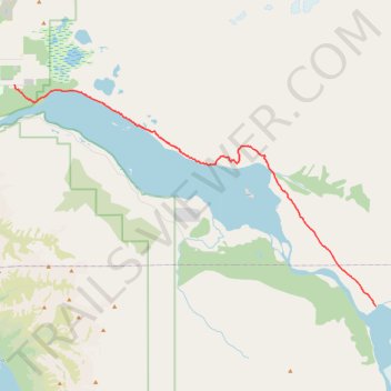 Knik Glacier Trail trail, distance, elevation, map, profile, GPS track