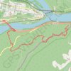 Split Rock via Loudoun Heights Trail in Harpers Ferry National Historical Park trail, distance, elevation, map, profile, GPS track