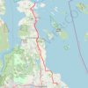 UVic to Swartz Bay trail, distance, elevation, map, profile, GPS track