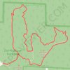 Sandstone Canyon Loop Trail in Don Robinson State Park trail, distance, elevation, map, profile, GPS track