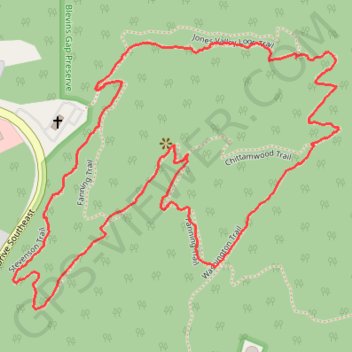 Fanning, Stevenson, Walsingham, Bailey Cove, and Jones Valley Loop trails trail, distance, elevation, map, profile, GPS track
