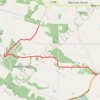 Red Hill to Merricks rail trail walk trail, distance, elevation, map, profile, GPS track