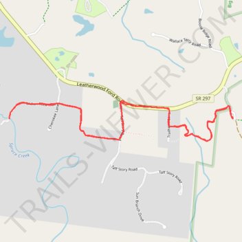Spruce Creek Trail trail, distance, elevation, map, profile, GPS track