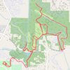 Allatoona Creek Gravel trails trail, distance, elevation, map, profile, GPS track