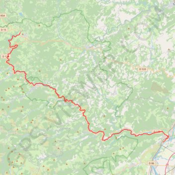 Dolce Via 1 trail, distance, elevation, map, profile, GPS track