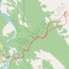 Mount William Booth ascent trail, distance, elevation, map, profile, GPS track