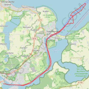 Marina am Stau trail, distance, elevation, map, profile, GPS track