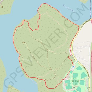San Dieguito River Park trail, distance, elevation, map, profile, GPS track
