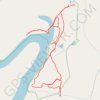 Old Waynesborough Park Red Trail trail, distance, elevation, map, profile, GPS track