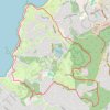 Green Loop in the Del Monte Forest trail network trail, distance, elevation, map, profile, GPS track
