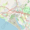 Irvine, Scotland to Stevenston and back trail, distance, elevation, map, profile, GPS track