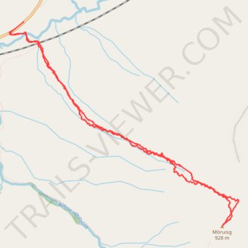 Munro Hillwalk Mòruisg trail, distance, elevation, map, profile, GPS track
