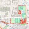 Corinth Community Park MTB trail, distance, elevation, map, profile, GPS track