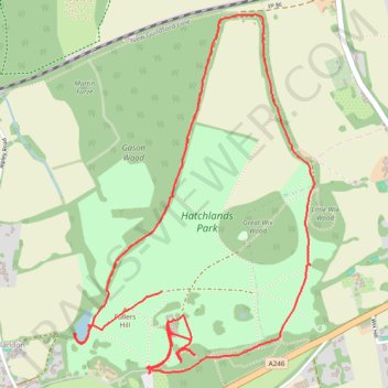 2026-05-25 HATCHLANDS NT trail, distance, elevation, map, profile, GPS track