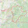 Bromont trail, distance, elevation, map, profile, GPS track