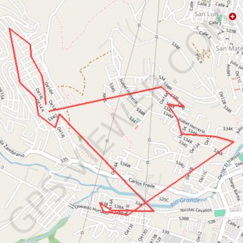 Waypoints_13-ABR-17 trail, distance, elevation, map, profile, GPS track
