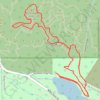 Durance Lake - Partridge Hills trail, distance, elevation, map, profile, GPS track