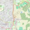 Tracked with OSMTracker for Android™ trail, distance, elevation, map, profile, GPS track