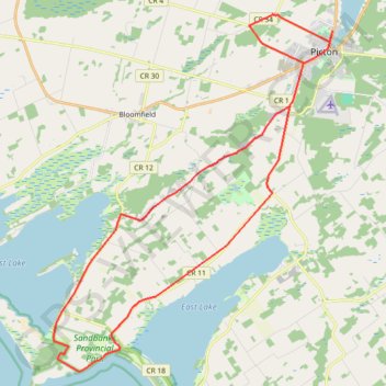 The County Marathon trail, distance, elevation, map, profile, GPS track