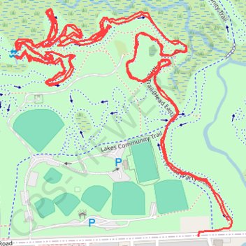 Hickory Glen MTB Trail: Spin Cycle trail, distance, elevation, map, profile, GPS track