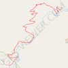 Chilnualna Falls trail, distance, elevation, map, profile, GPS track