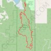 Liberty Lake Loop via Zephyr Connecter trail, distance, elevation, map, profile, GPS track