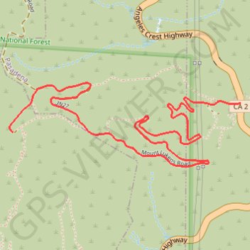 Teepee Trail trail, distance, elevation, map, profile, GPS track