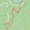 Tracked with OSMTracker for Android™ trail, distance, elevation, map, profile, GPS track