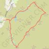 Lowther hills hillwalk trail, distance, elevation, map, profile, GPS track