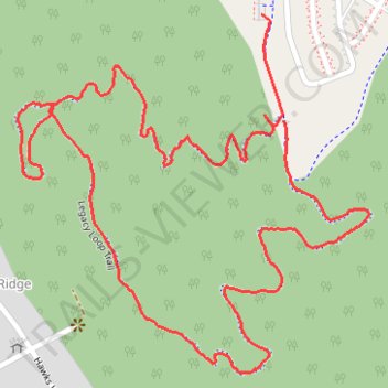 Legacy Loop Trail trail, distance, elevation, map, profile, GPS track