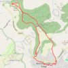 Tyndale Monument loop from Wotton-under-Edge via Westridge Wood, Nibley Knoll and Wotton Hill in the Cotswolds National Landscape trail, distance, elevation, map, profile, GPS track