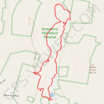 Geocaching in Forest reserve trail, distance, elevation, map, profile, GPS track