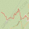 Chiquito Falls (Lyon Canyon Falls) trail, distance, elevation, map, profile, GPS track