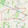 Plumpton Green, Streat and East Chiltington loop walk trail, distance, elevation, map, profile, GPS track