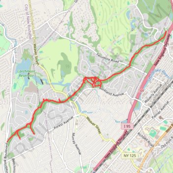 Leatherstocking Trail trail, distance, elevation, map, profile, GPS track