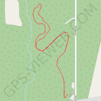 Kamview Nordic Ski Centre trail, distance, elevation, map, profile, GPS track